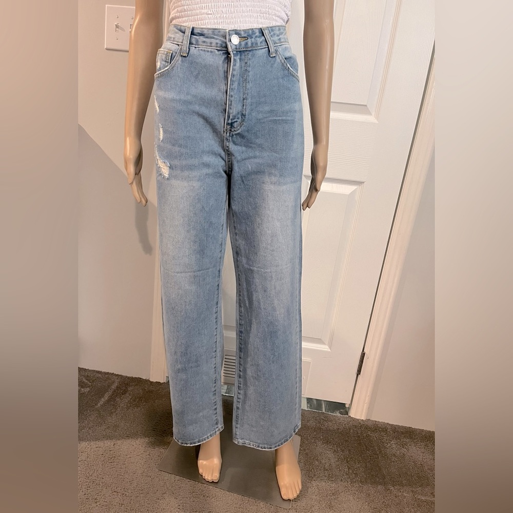 New Shein High waist wide leg jeans